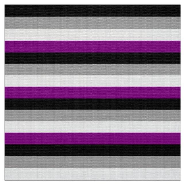 Asexual Pride Flag LGBTQ Fabric (Swatch)
