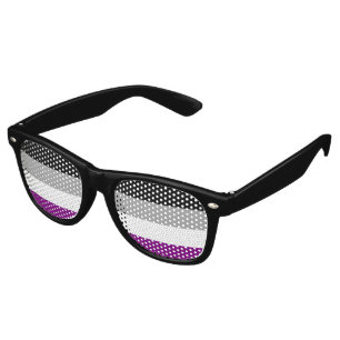 Asexual Pride Flag Retro Sunglasses