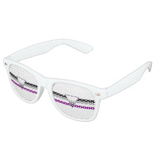 Asexual Pride Flag Retro Sunglasses