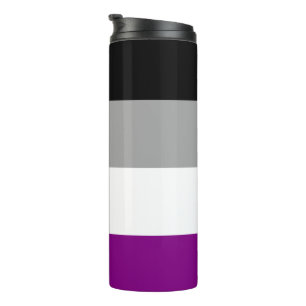 Asexual Pride Flag Thermal Tumbler