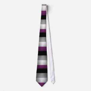 Asexual Pride Flag Tie