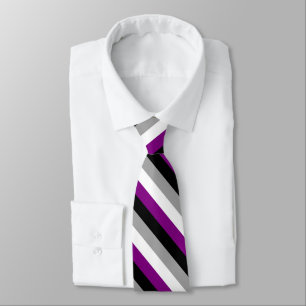 Asexual Pride Flag Tie