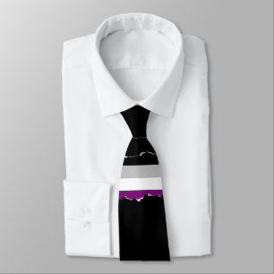 Asexual Pride Flag Tie