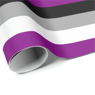Asexual Pride Flag Wrapping Paper