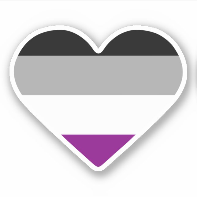 Asexual Pride Heart (Front)