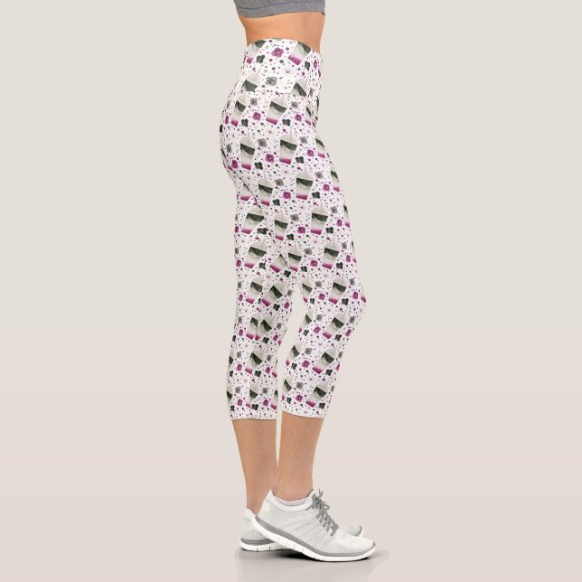 Asexual Pride Leggings #2 (Right)