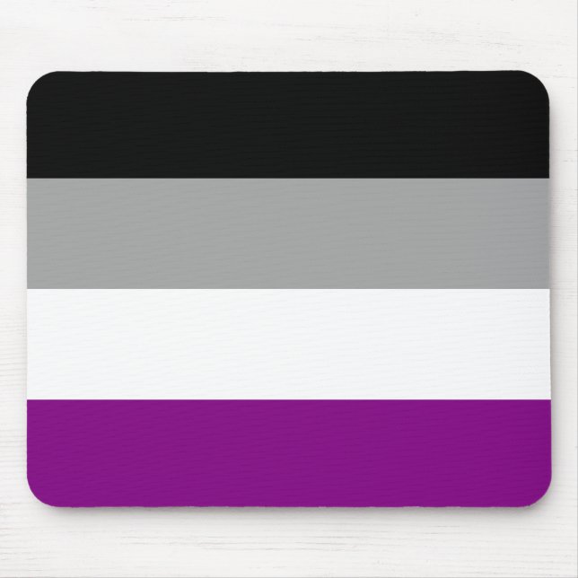 Asexual Pride Mouse Pad (Front)