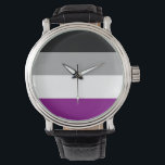 ASEXUAL PRIDE STRIPES DESIGN -.png Watch<br><div class="desc">Shop Customized Watches and Apparel.</div>