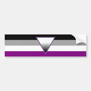 Asexual Pride T-Shirt Bumper Sticker