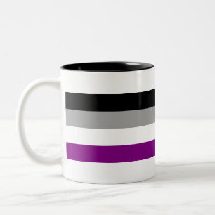 Asexual Pride Two-Tone Coffee Mug