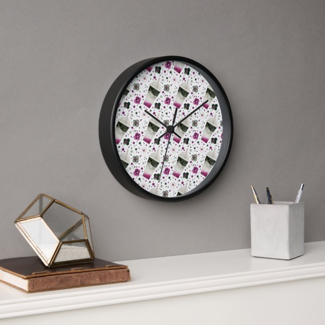 Asexual Pride Wall Clock (Office)