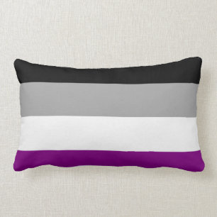 Asexuality flag pillow