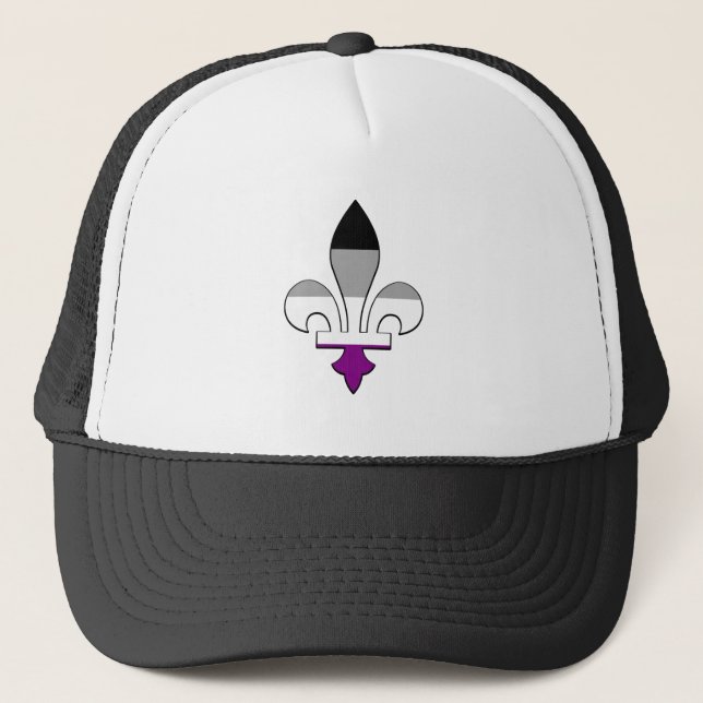 Asexuality pride fleur-de-lis  Hat (Front)