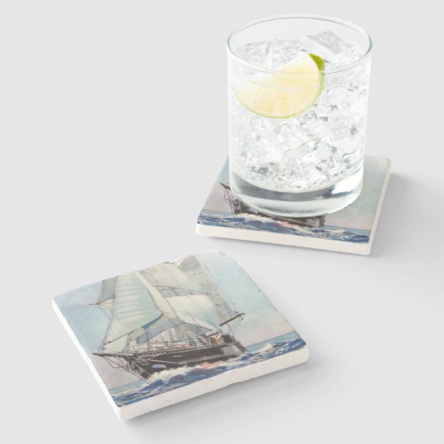 Asgard II Stone Coaster (Side)