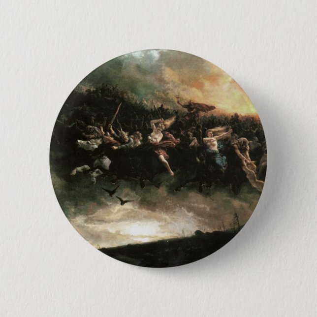 Asgardsreien 2 Inch Round Button (Front)
