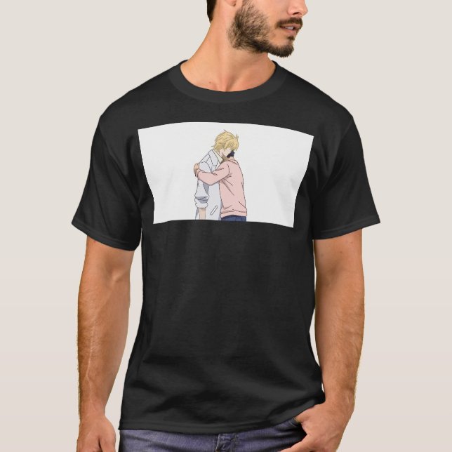 Ash And Eiji Hugging  T-Shirt (Front)