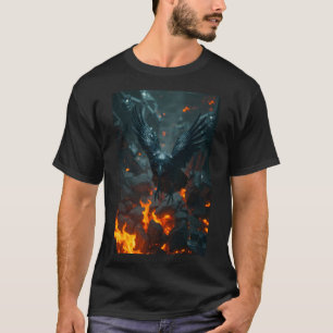 Ash and Ember – Crow of Rebirth T-Shirt   Dark Cur