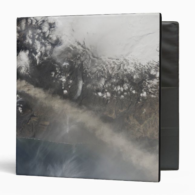 Ash and steam continue billowing binder (Front/Inside)