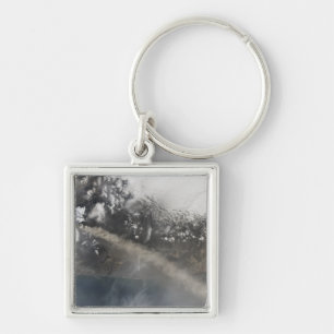 Ash and steam continue billowing keychain