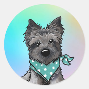 Ash Cairn Terrier Classic Round Sticker