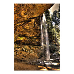 Ash Cave Falls, Hocking Hills, Ohio Photo Print