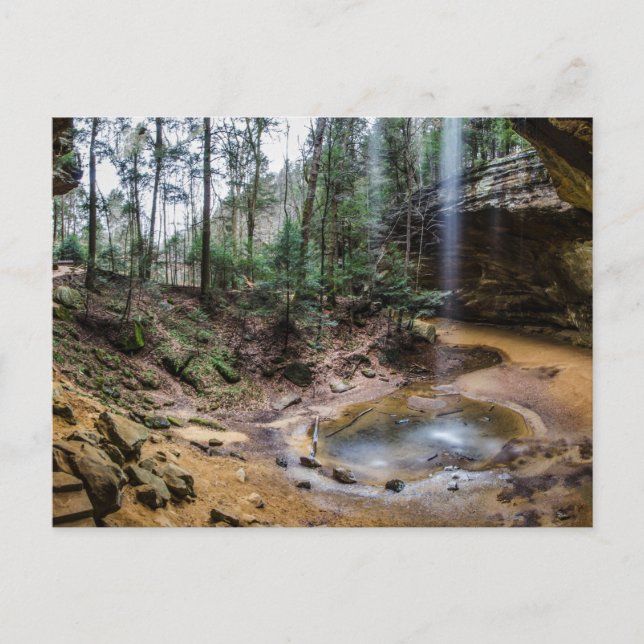 Ash Cave, Hocking Hills State Park, Ohio Postcard (Front)