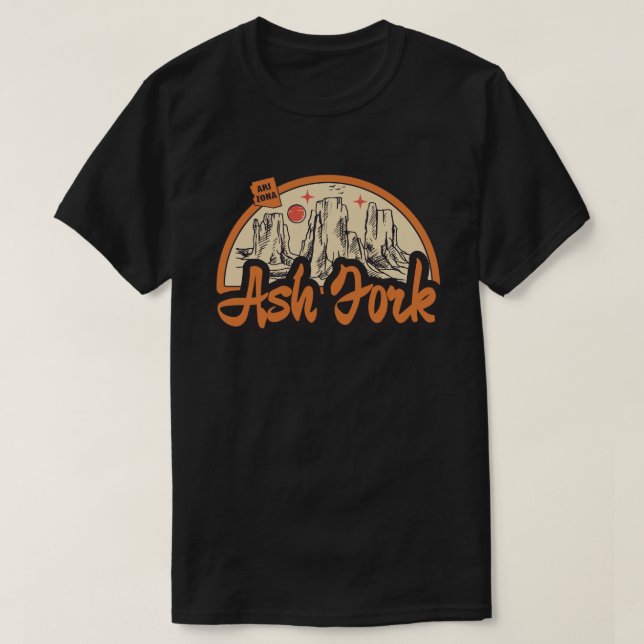 Ash Fork, Arizona T-Shirt (Design Front)