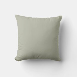 Ash Grey BABDAB Colour - With an Option to Add Nam Throw Pillow