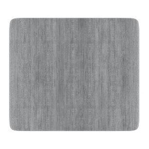 Ash Grey Bamboo Wood Grain Look Cutting Board