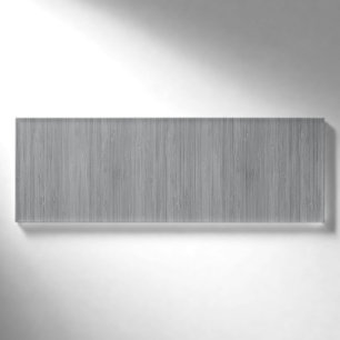 Ash Grey Bamboo Wood Grain Look Name Tag