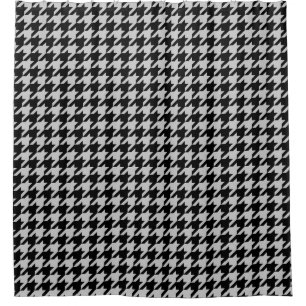 Ash Grey Black Houndstooth Check