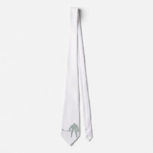 Ash Grey Hockey Tie