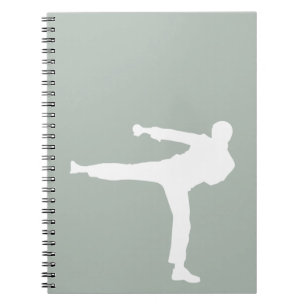 Ash Grey Martial Arts Notebook
