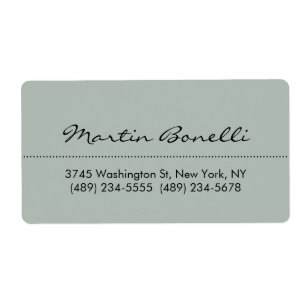 Ash Grey Modern Minimalist Plain