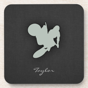 Ash Grey Motocross Coaster