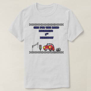 ASH GREY PARENT ONE FOR THE ROAD RACE CAR  PARTY  T-Shirt