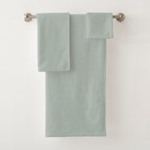 Ash grey (solid colour) bath towel set