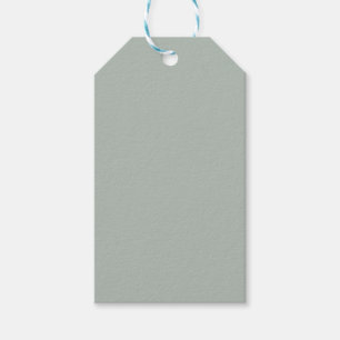 Ash grey (solid colour) gift tags