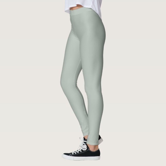 Ash grey (solid colour) leggings (Left)