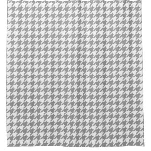 Ash Grey white Houndstooth Check