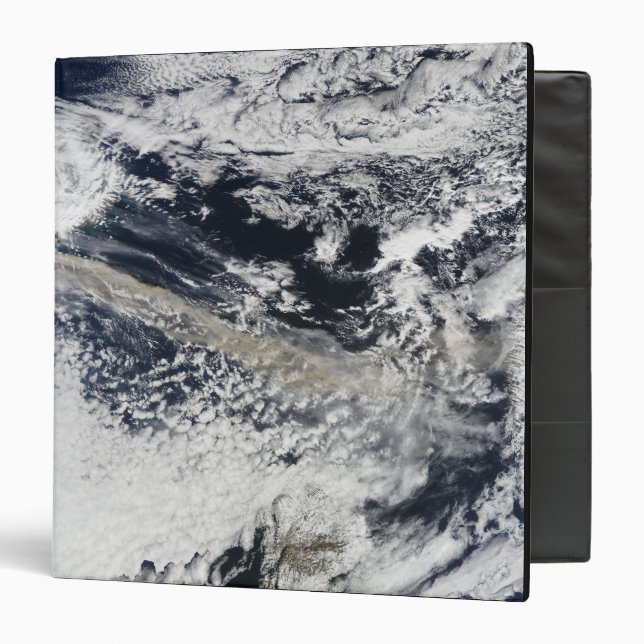 Ash plume from Eyjafjallajokull Volcano Binder (Front/Inside)
