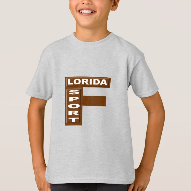 Ash t-shirt kids CHOCOLATE FLORIDA SPORT (Front)