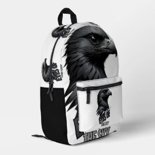 Ash-Tone Eagle Focus Design Printed Backpack