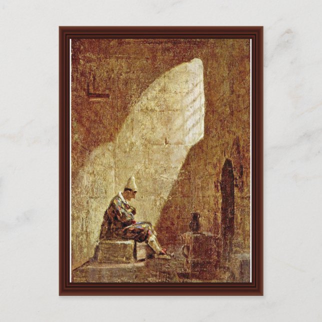 Ash Wednesday,  By Spitzweg Carl Postcard (Front)