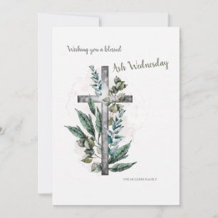 Ash Wednesday Greeting Card