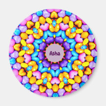 ASHA ~ Personalized Easter Pattern Fractal ~