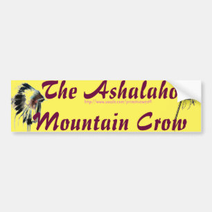 "Ashalaho-Mountain Crow" Bumper Sticker