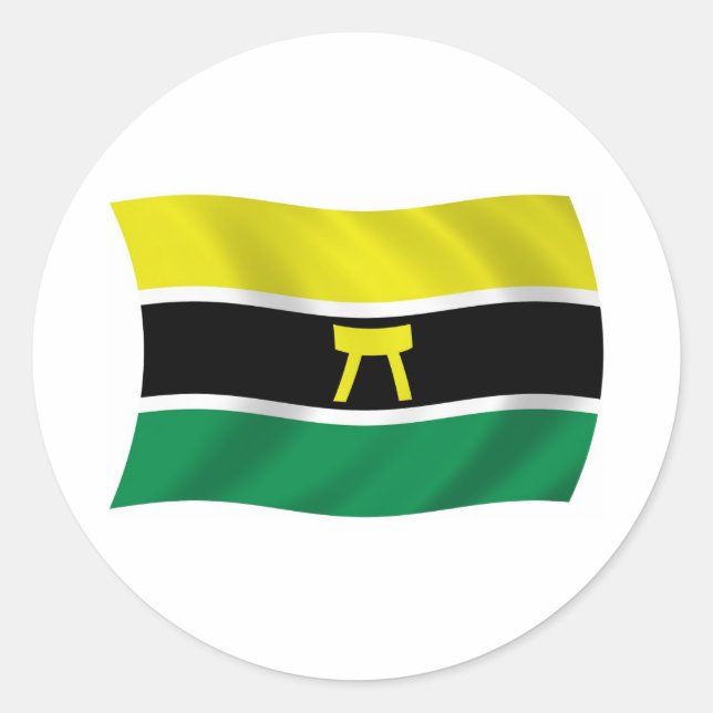 Ashanti People Flag Sticker (Front)