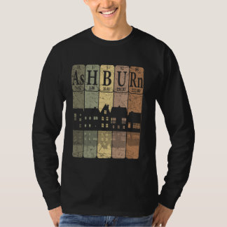 Ashburn Periodic Table Elements Ashburn Virginia R T-Shirt