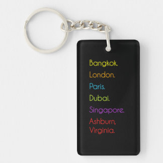 Ashburn, Virginia Keychain